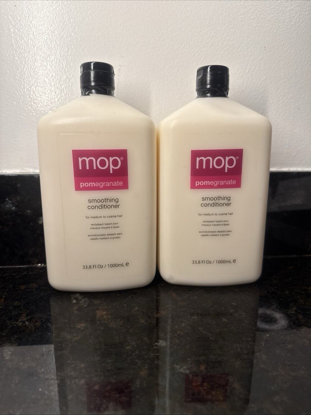 Mop Pomegranate Smoothing Conditioner Duo Set 33.8 oz each new fresh